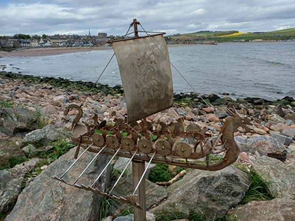 A Viking longboat!