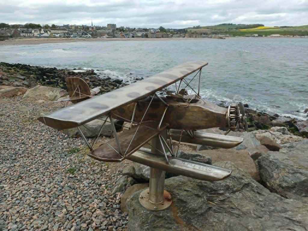 Norwegian seaplane type MF11 No 346. Piloted by Stein Gustavvson Abildso. Landed in Stonehaven bay April 1940 escaping war with Germany.